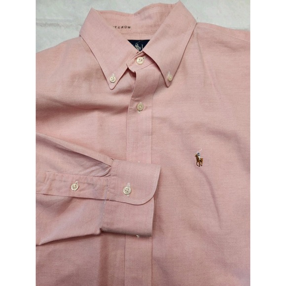 Ralph Lauren Other - Ralph Lauren Shirt Mens XL Pink Oxford Classic Fit Button Down Long Sleeve Flesh